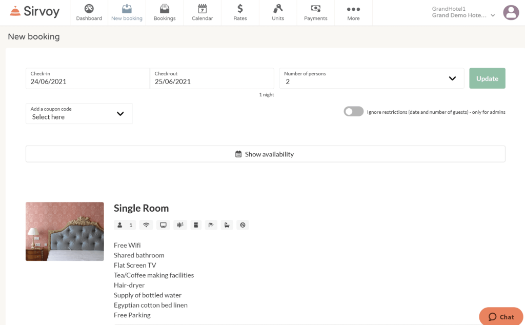 Inside Sirvoy's Hospitality Management System